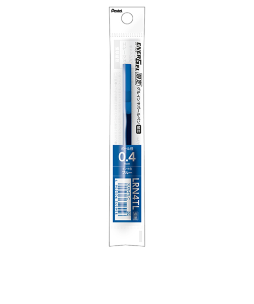 ぺんてる（Pentel）　ジェルボールペン替芯　0.4mm　XLRN4TL-C　ブルー