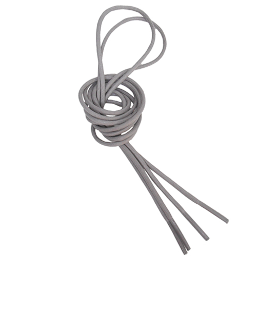 シューストライプス　シューレース　丸　80cm　グレー