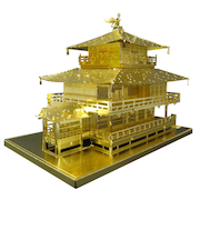 テンヨー　メタリックナノパズル　ゴールドシリーズ　T-MN-6G　金閣寺