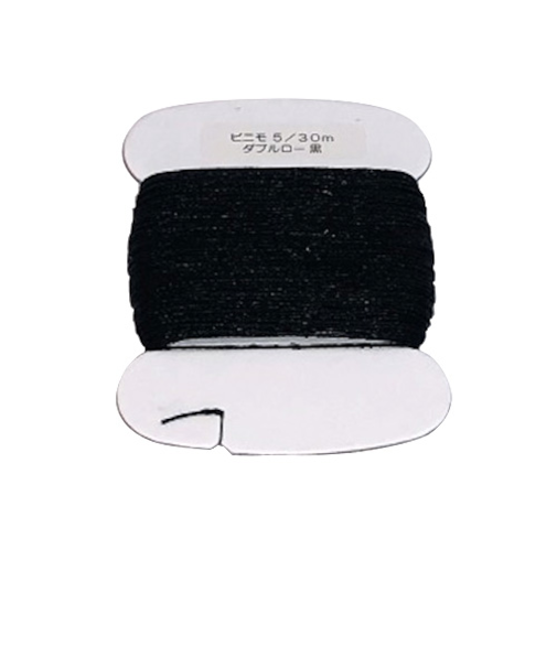 ダブルロー　ビニモ　No5　ブラック　30m