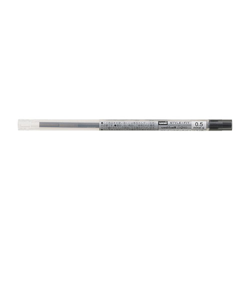 三菱鉛筆　スタイルフィット　ゲルボールペン替芯　0.5mm　UMR-109-05.24　ブラック