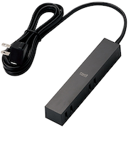 エレコム（ELECOM）　デザインタップ　“roo’t”　AVT－D3－2415BK　ブラック