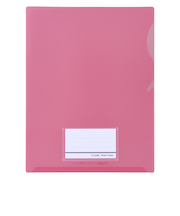 セキセイ　シールックワイドフォルダー　A4　CLK-2404　ピンク