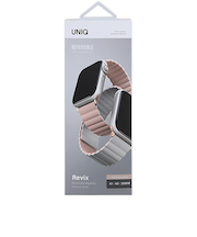 ユニーク（UNIQ）　Revix　Reversible　Magnetic　Silicone　Strap　AppleWatch　38／40／41mm　ピンク／ベー