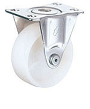 ハンマー　固定式キャスター　ナイロン車　420R－N　32mm