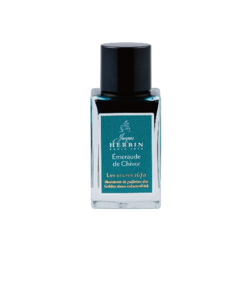 ジャックエルバン（JACQUES　HERBIN）　アニバーサリーインク1670　15mL　エメラルドチボー