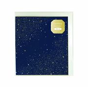 ゼットアンドケイ(Z&K) 二つ折り スパークリング色紙 ネイビー