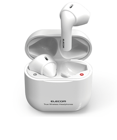エレコム（ELECOM）　完全ワイヤレスBluetoothヘッドホン　LBT-TWS11WH　ホワイト