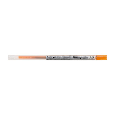 三菱鉛筆　スタイルフィット　ゲルボールペン替芯　0.5mm　UMR-109-05.4　オレンジ