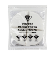 カフェック（CAFEC）　4種のコーヒーフィルターアソート　CFA4-40W-4P　2～4杯用　各40枚
