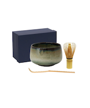 藍花　お抹茶3点セット　14980　宵