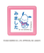 こどものかお　サンリオキャラクターズ　ミニポンスタンプ　2410－011　ポチャッコ／みました