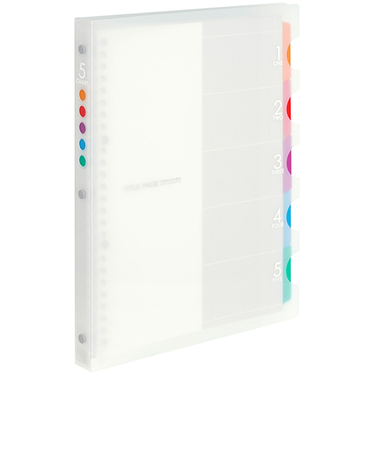 マルマン（maruman）　ファイブチャート　バインダー　B5　F906　クリア