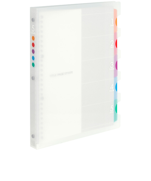 マルマン（maruman）　ファイブチャート　バインダー　B5　F906　クリア