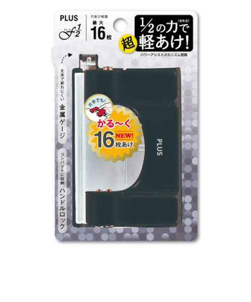 プラス（PLUS）　フォース1／2　S　30－692　ブラック