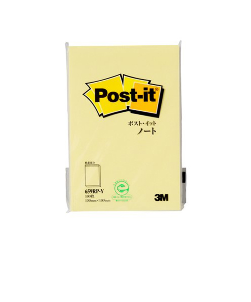 3M　ポスト・イット　ノート　659RP－Y　イエロー