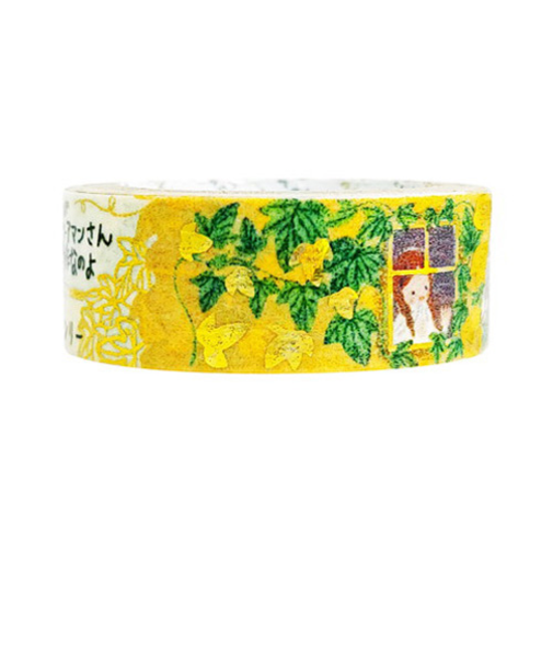 シール堂　きらぴかマスキングテープ　文学を歩く3　ks-dt-10240　「最後の一葉」オー・ヘンリー