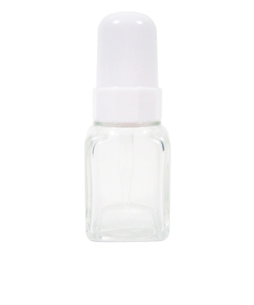 角型スポイト瓶　クリア　60mL