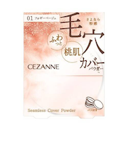 セザンヌ（CEZANNE）　シームレスカバーパウダー　01　フォギーベージュ