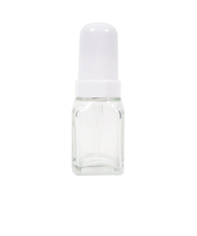 角型スポイト瓶　クリア　30mL