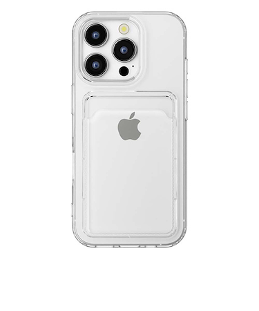 【iPhone16Pro】　ピージーエー（PGA）　クリアポケットケース　クリア