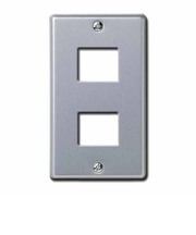 エルパ(ELPA) 新金属プレート2口 PL-S02H