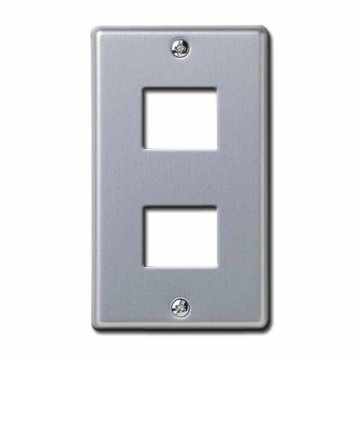 エルパ（ELPA）　新金属プレート2口　PL－S02H