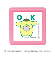 こどものかお　サンリオキャラクターズ　ミニポンスタンプ　2410－009　ポムポムプリン／OK