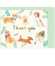 ホールマーク（Hallmark）　ありがとう　立体ミニカード　ホールマークアートコレクション　840372　HACサンキュードッグ　ミニカード