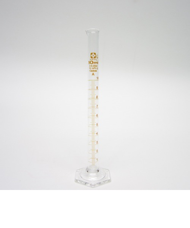 ガラスメスシリンダー　10mL