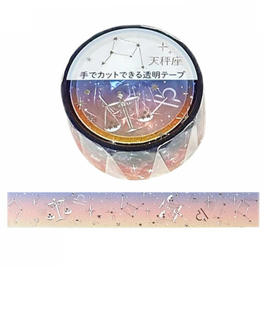 クローズ・ピン　12星座透明マスキングテープ　MT-16621　天秤座
