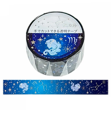クローズ・ピン　12星座透明マスキングテープ　MT-16620　乙女座