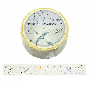 クローズ・ピン　12星座透明マスキングテープ　MT-16623　射手座