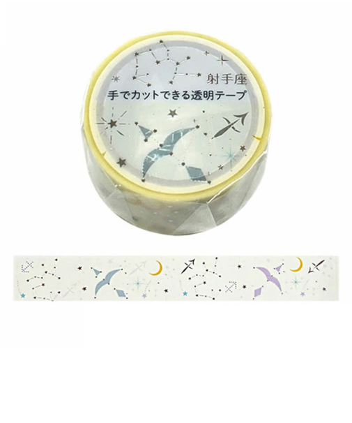 クローズ・ピン　12星座透明マスキングテープ　MT-16623　射手座