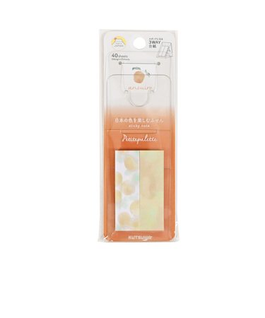 クツワ　プチパレットふせん　SC238F　杏色