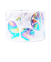 シール堂　きらぴかマスキングテープ　星アカリ　ks-dt-40013　lemon