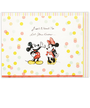 ホールマーク（Hallmark）　グリーティングカード　多目的　立体　ディズニー　815523　ミッキー＆ミニー　仲良し2