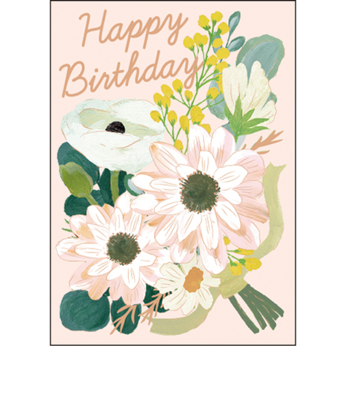 グリーティングライフ　MONA　バースデーブーケミニカード　MA－33　ダリア