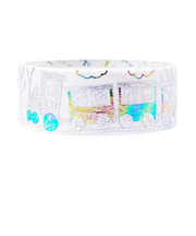 シール堂　きらぴかマスキングテープ　星アカリ　ks-dt-30023　train