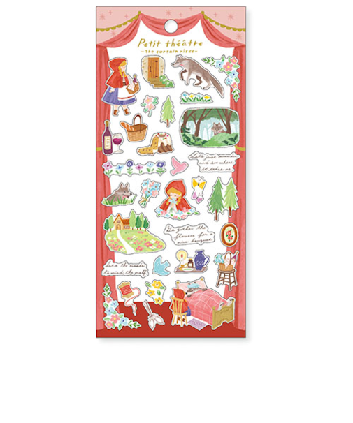 マインドウェイブ　プティテアトルステッカー　82394　赤ずきん