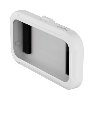 エアリア　カバー型壁面張付スマホホルダー　バスマ（BASMA）2　ホワイト