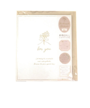 ゼットアンドケイ（Z＆K）　二つ折り色紙　ナチュラル　ホワイト