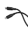 シーアイオー（CIO）　シリコーンケーブル　USB－C　to　Lightning　1m　ブラック