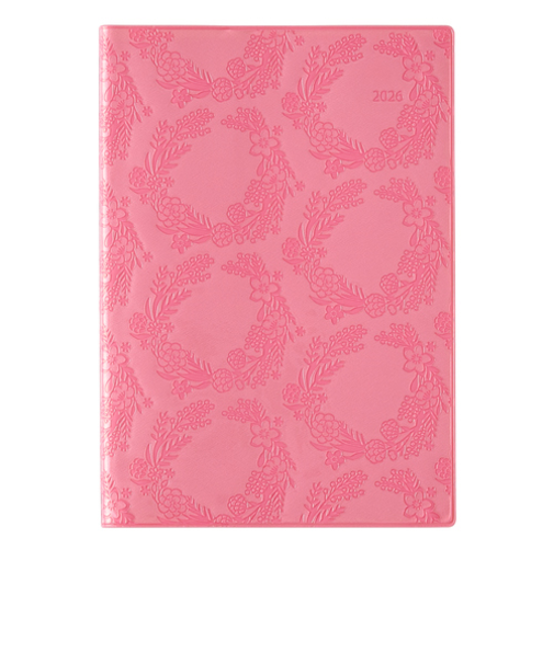 【2025年12月始まり】　ペイジェム（PAGEM　by　NOLTY）　ペイジェムファミリー×マンスリー　B6-i　ウィークリー横ケイ　2873　ローズピンク　