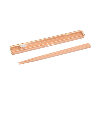 サブヒロモリ　ムームー　抗菌箸＆ケース20　PCA3993－12　ももうさ