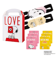 ピーナッツ（PEANUTS）　スヌーピー　ホットアイマスク　ラブ　6枚入