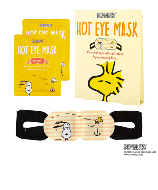 ピーナッツ（PEANUTS）　スヌーピー　ホットアイマスク　ミルクキャンディー　2枚入