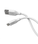 シーアイオー（CIO）　シリコーンケーブル　USB－A　to　Lightning　1m　ホワイト