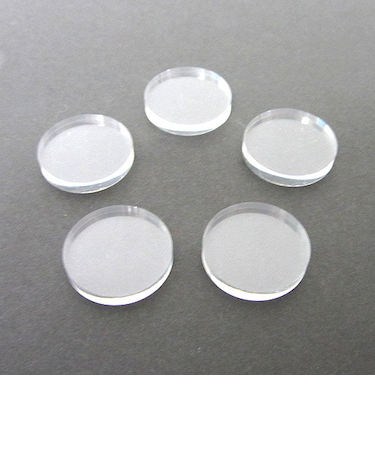 アクリル円盤クリア　径20×3mm　5個入り