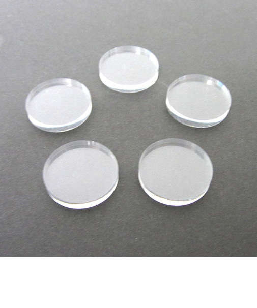 アクリル円盤クリア　径20×3mm　5個入り